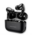 Vention Echo Lite E11 Auriculares Bluetooth 5.4 con Estuche de Carga - True Wireless - 6h Autonomia - Color Negro