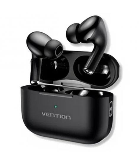 Vention Echo Lite E11 Auriculares Bluetooth 5.4 con Estuche de Carga - True Wireless - 6h Autonomia - Color Negro