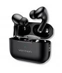 Vention Echo Lite E11 Auriculares Bluetooth 5.4 con Estuche de Carga - True Wireless - 6h Autonomia - Color Negro