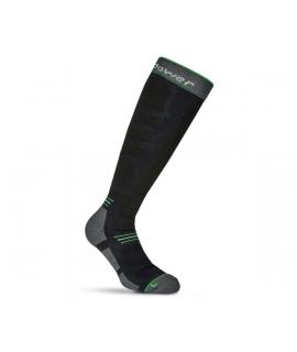 Upower Zenith Calcetines Largos de Trabajo - Talla S - Tecnologia de Compresion Gradual, Soporte en Tobillos, Canales de Ventila