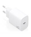 Aisens Cargador GaN 30W - USB-C PD3.0 - Tecnologia AI para Detectar Protocolo y Velocidad de Carga - Color Blanco
