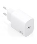 Aisens Cargador GaN 30W - USB-C PD3.0 - Tecnologia AI para Detectar Protocolo y Velocidad de Carga - Color Blanco
