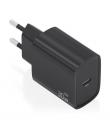Aisens Cargador GaN 30W - USB-C PD3.0 - Tecnologia AI para Detectar Protocolo y Velocidad de Carga - Color Negro