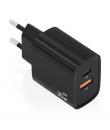 Aisens Cargador GaN 30W - USB-C PD3.0 - Tecnologia AI para Detectar Protocolo y Velocidad de Carga - Color Negro