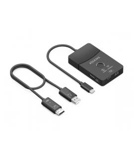 Aisens USB-C Dock - USB-C a 1xHDMI 1080P@60Hz Inalambrico - 1xHDMI 4K60Hz - 2xUSB-C - 1xUSB-C PD 100W - 1xUSB-A - 20cm - Color N