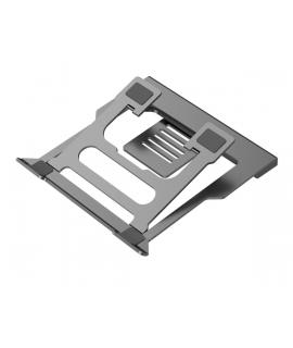 Coolbox ATRILDOCK Soporte para Portatil hasta 17" - 3x USB 3.0, HDMI, RJ45, USB-C PD - Aluminio - Plegable - Gomas Antideslizant