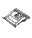 Coolbox ATRILDOCK Soporte para Portatil hasta 17" - 3x USB 3.0, HDMI, RJ45, USB-C PD - Aluminio - Plegable - Gomas Antideslizant