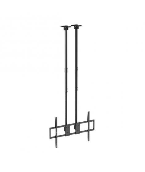 Aisens Soporte de Techo Pro - Inclinable, Extensible y Nivelable - De 60" a 120" - Peso Maximo 120Kg - VESA Maximo 1000x600 - Co