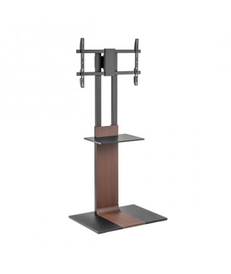 Aisens Soporte de Suelo para TV 37”-86” - Acero Alta Resistencia - Bandeja - Vesa Maximo 600x400mm - Carga Maxima 50Kg - Color N