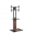 Aisens Soporte de Suelo para TV 37”-86” - Acero Alta Resistencia - Bandeja - Vesa Maximo 600x400mm - Carga Maxima 50Kg - Color N