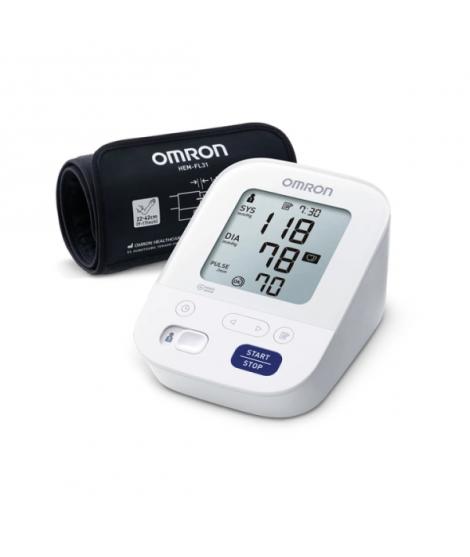 Omron X3 Comfort Tensiometro de Brazo - Deteccion Latido Arritmico - Intellisense - Validacion Clinica - Memoria 2 Usuarios y 60