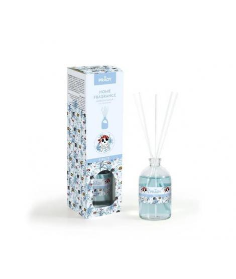 Prady Ambientador Mikado Pirate - Frasco de Cristal 100 ml y Varitas Difusoras