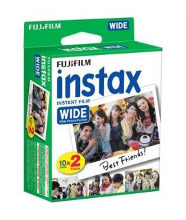 Fujifilm Instax Film Wide Pack de 2x10 Peliculas de Fotos Instantaneas - Formato Impresion (Tamaño de Imagen 99x62mm)