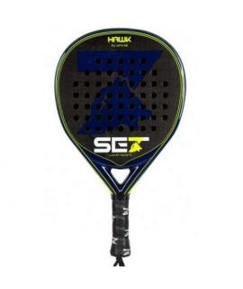 Set Hawk Pala de Padel - Forma Lagrima - Marco 100% Carbono - Cara 100% Carbono 3K - Nucleo Goma Black Eva Soft Ultra