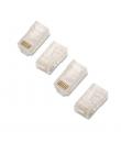 Aisens Pack de 10 Conectores RJ45 8 Hilos Cat.5e AWG24 - Color Transparente