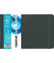 Canson Graduate Acuarela Cuaderno con 28 Hojas - 21.6x14cm - 250g - Grano Fino - Color Blanco