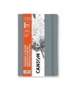 Canson Graduate Sketch Cuaderno con 92 Hojas - 14x21.6cm - 90g - Grano Fino - Tapa Blanda - Color Gris Claro