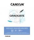 Canson Graduate Vegetal Bloc Encolado de 40 Hojas A4 - 75g - Color Blanco