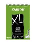 Canson XL Dibujo Album Espiral de 30 Hojas A5 - 160g - Grano Ligero - Color Blanco