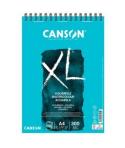 Canson XL Papel de Acuarela Album Espiral de 30 Hojas A5 de 300g - Grano Fino - Color Blanco