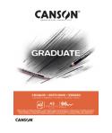 Canson Graduate Sketch Bloc Encolado de 40 Hojas A5 - 96g - Grano Fino - Color Blanco