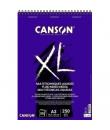 Canson XL Mix Media Fluido Album Espiral de 30 Hojas A3 - 250g - Grano Fino - Color Blanco
