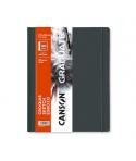 Canson Graduate Sketch Cuaderno con 60 Hojas - 27.9x35.6cm - 120g - Grano Fino - Tapa Dura - Color Blanco