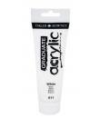 Daler Rowney Graduate Pintura Acrilica - Tubo de Plastico - 120ml - Color Blanco Titanio