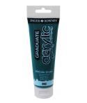 Daler Rowney Graduate Pintura Acrilica - Tubo de Plastico - 120ml - Color Verde Ftalo