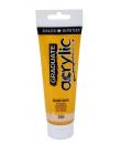 Daler Rowney Graduate Pintura Acrilica - Tubo de Plastico - 120ml - Color Imitacion Oro