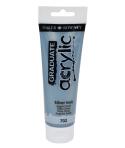 Daler Rowney Graduate Pintura Acrilica - Tubo de Plastico - 120ml - Color Imitacion Plata