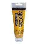 Daler Rowney Graduate Pintura Acrilica - Tubo de Plastico - 120ml - Color Amarillo Metalico