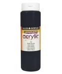 Daler Rowney Graduate Pintura Acrilica - Botella de Plastico - 500ml - Color Negro Perla