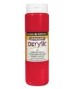 Daler Rowney Graduate Pintura Acrilica - Botella de Plastico - 500ml - Color Rojo de Cadmio Profundo