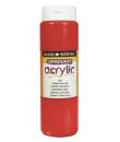 Daler Rowney Graduate Pintura Acrilica - Botella de Plastico - 500ml - Color Bermellon