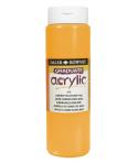 Daler Rowney Graduate Pintura Acrilica - Botella de Plastico - 500ml - Color Amarillo de Cadmio Profundo