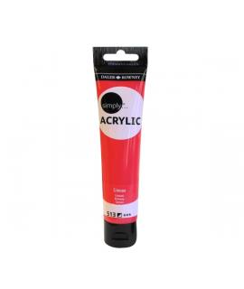 Daler Rowney Simply Pintura Acrilica - Tubo de Plastico - 75ml - Color Carmesi