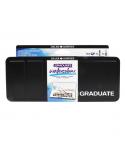 Daler Rowney Graduate Pack de 36 Acuarelas - Medio Godets - Incluye Pincel y Lapiz - Colores Surtidos