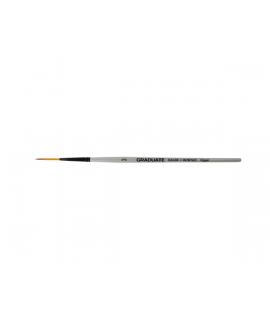 Daler Rowney Graduate Pincel Acuarela - Pelo Sintetico - Mango Corto - Liner Extra Largo Nº3