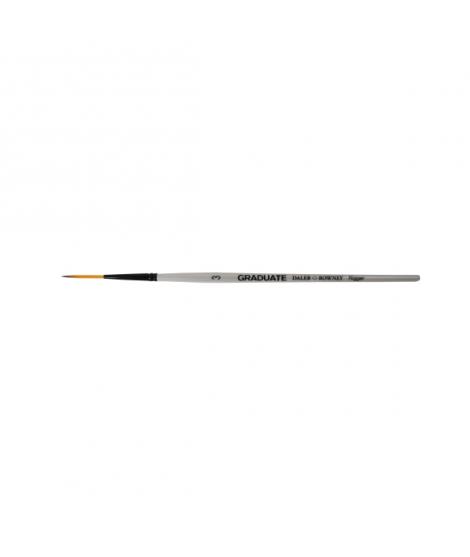Daler Rowney Graduate Pincel Acuarela - Pelo Sintetico - Mango Corto - Liner Extra Largo Nº3