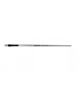 Daler Rowney Graduate Pincel para Oleo - Pelo de Cerda Natural - Mango Largo - Plano - N° 4