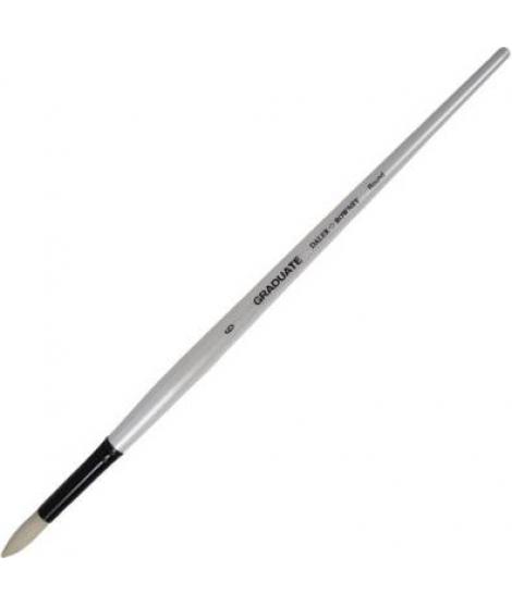 Daler Rowney Graduate Pincel para Oleo - Pelo de Cerda Natural - Mango Largo - Redondo - N°6