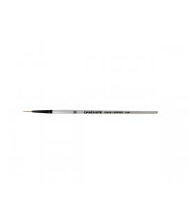 Daler Rowney Graduate Pincel Acuarela - Pelo Sintetico - Mango Corto - Liner 10/0
