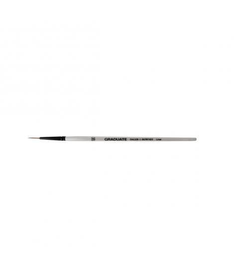 Daler Rowney Graduate Pincel Acuarela - Pelo Sintetico - Mango Corto - Liner 10/0