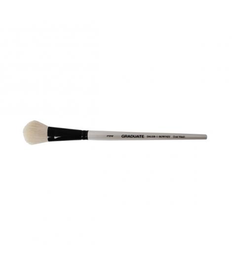 Daler Rowney Graduate Pincel Acuarela - Pelo de Cabra Natural - Mango Corto - Oval Lavis 3/4"