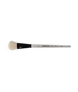 Daler Rowney Graduate Pincel Acuarela - Pelo de Cabra Natural - Mango Corto - Oval Lavis 1"