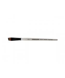 Daler Rowney Graduate Pincel Multitecnica - Pelo Sintetico - Mango Corto - Sombreador Angular 1/2"