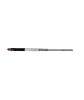 Daler Rowney Graduate Pincel Acuarela - Pelo Sintetico - Mango Corto - Plano Sombreador Nº8