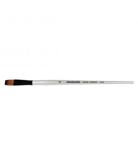 Daler Rowney Graduate Pincel Multitecnica - Pelo Sintetico - Mango Largo - Bright Nº16