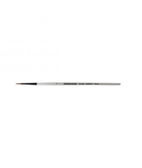 Daler Rowney Graduate Pincel Multitecnica - Pelo Sintetico - Mango Corto - Redondo Nº1